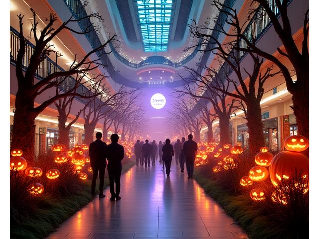 Dekorasi Halloween Shopping Mall KL
