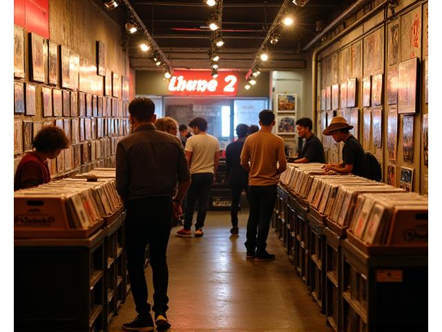 Retro Vinyl Music Event